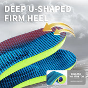 Orthopedic Insoles with Arch Support for Plantar Fasciitis | Shock Absorbing Sports Shoe Inserts for Men & Women