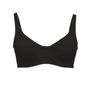 Women's Unlined Balconette Sport Bra Underwire Supportive Plus Size Daily Comfort Smooth Scoop Neck Invisible Under Every Outfit