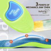 Orthopedic Insoles with Arch Support for Plantar Fasciitis | Shock Absorbing Sports Shoe Inserts for Men & Women