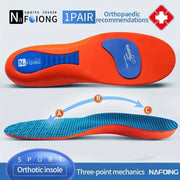 Orthopedic Insoles with Arch Support for Plantar Fasciitis | Shock Absorbing Sports Shoe Inserts for Men & Women